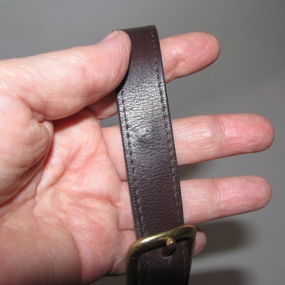 Vintage Coach Brown Small Sidepack #9978 - Picture 7 of 7